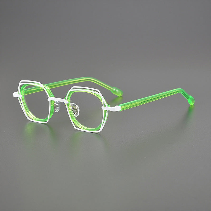 Omar Titanium Acetate Glasses Frame