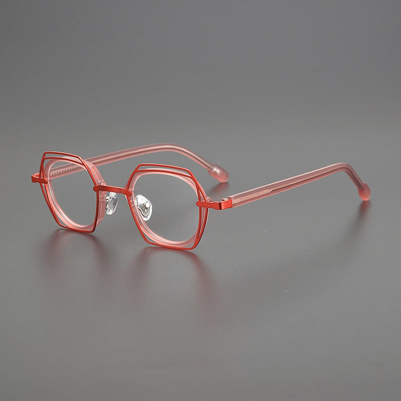 Omar Titanium Acetate Glasses Frame