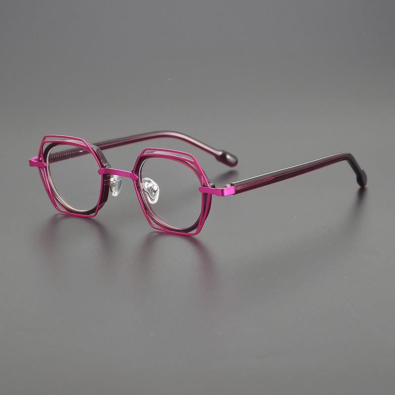 Omar Titanium Acetate Glasses Frame