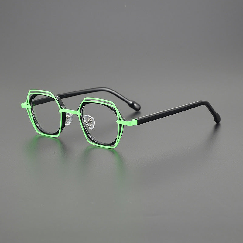 Omar Titanium Acetate Glasses Frame