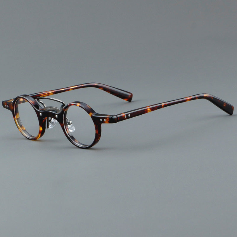 Bert Punk Retro Round Acetate Frame
