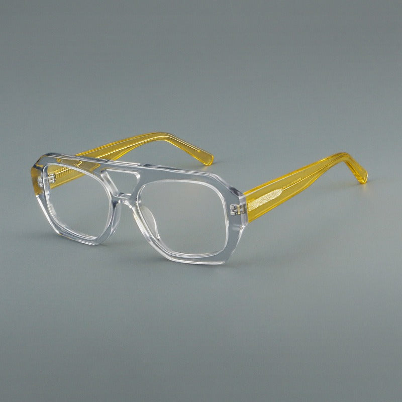 Seely Retro Rectangle Acetate Glasses Frame
