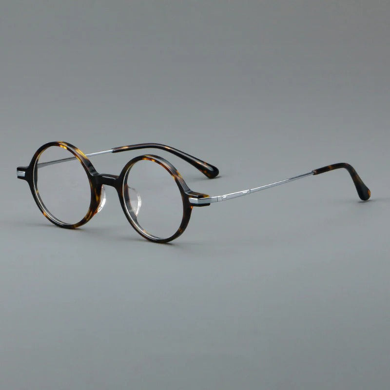 Novak Retro Round Acetate Optical Glasses Frame