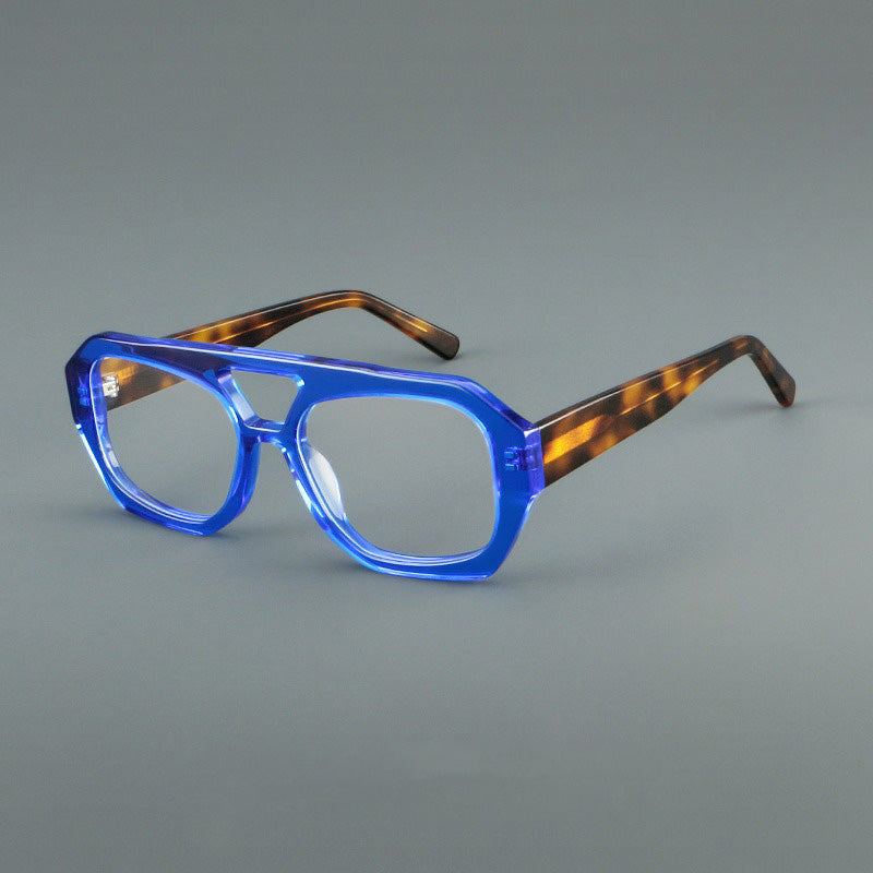 Seely Retro Rectangle Acetate Glasses Frame