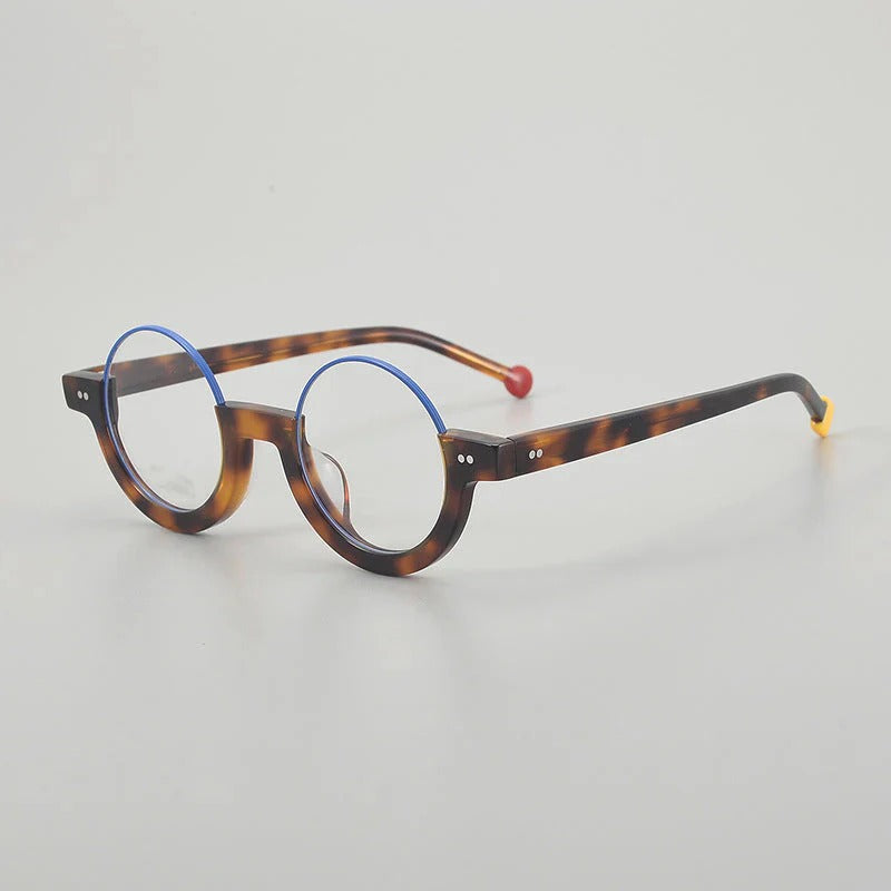 Sinjin Round Acetate Personalized Eyeglasses Frames