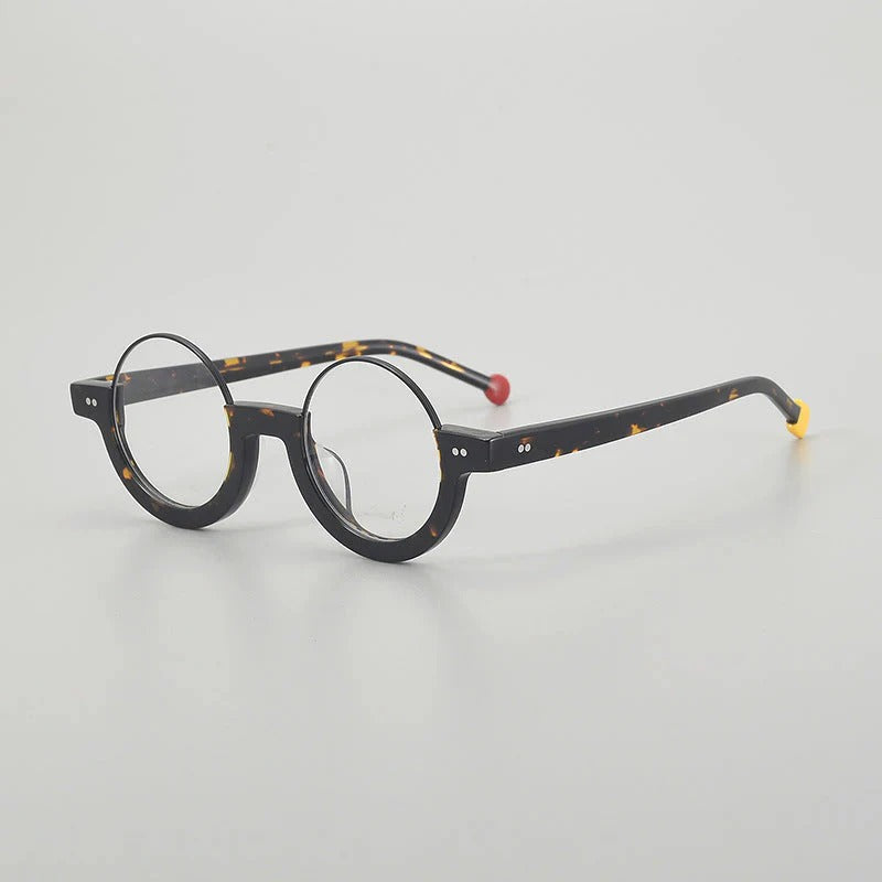 Sinjin Round Acetate Personalized Eyeglasses Frames