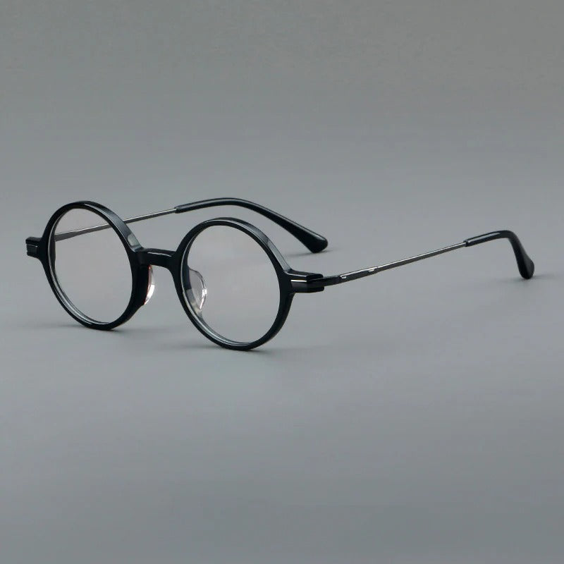 Novak Retro Round Acetate Optical Glasses Frame