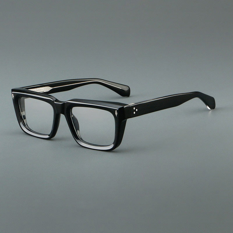 Sutton Retro Rectangle Acetate Glasses Frame
