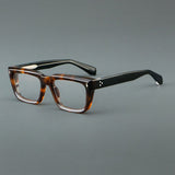 Sutton Retro Rectangle Acetate Glasses Frame