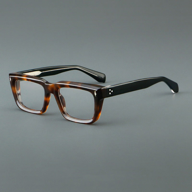 Sutton Retro Rectangle Acetate Glasses Frame