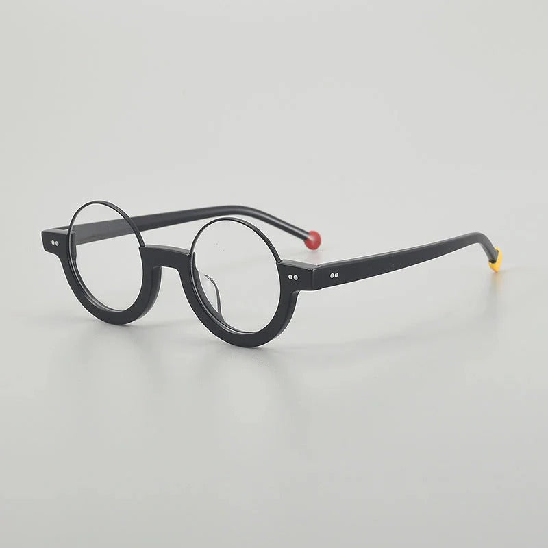 Sinjin Round Acetate Personalized Eyeglasses Frames
