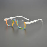 Cris Acetate Half Rectangle Glasses Frame