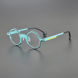 Charly Titanium Geometric Glasses Frame