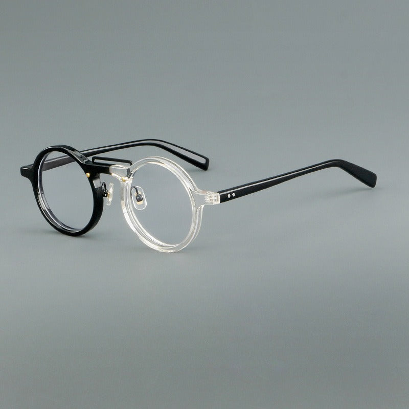Van Retro Round Acetate Glasses Frame