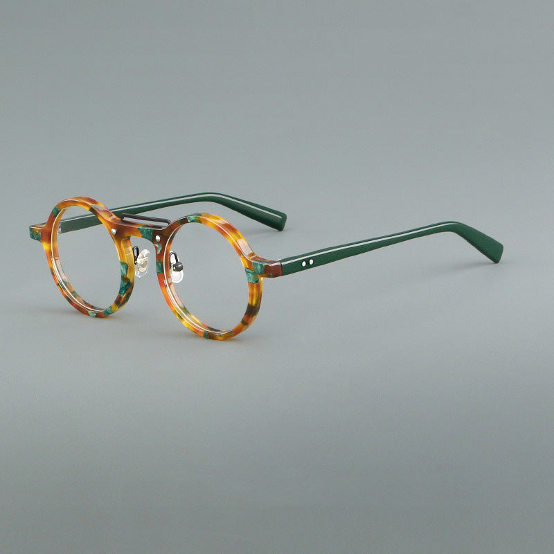 Van Retro Round Acetate Glasses Frame