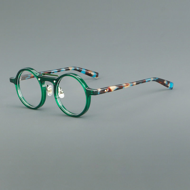 Van Retro Round Acetate Glasses Frame