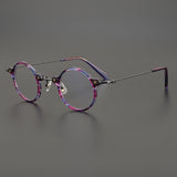 Ben Retro Round Acetate Optical Glasses Frame