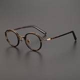 Hank Premium Series Vintage Acetate Round Glasses Frame