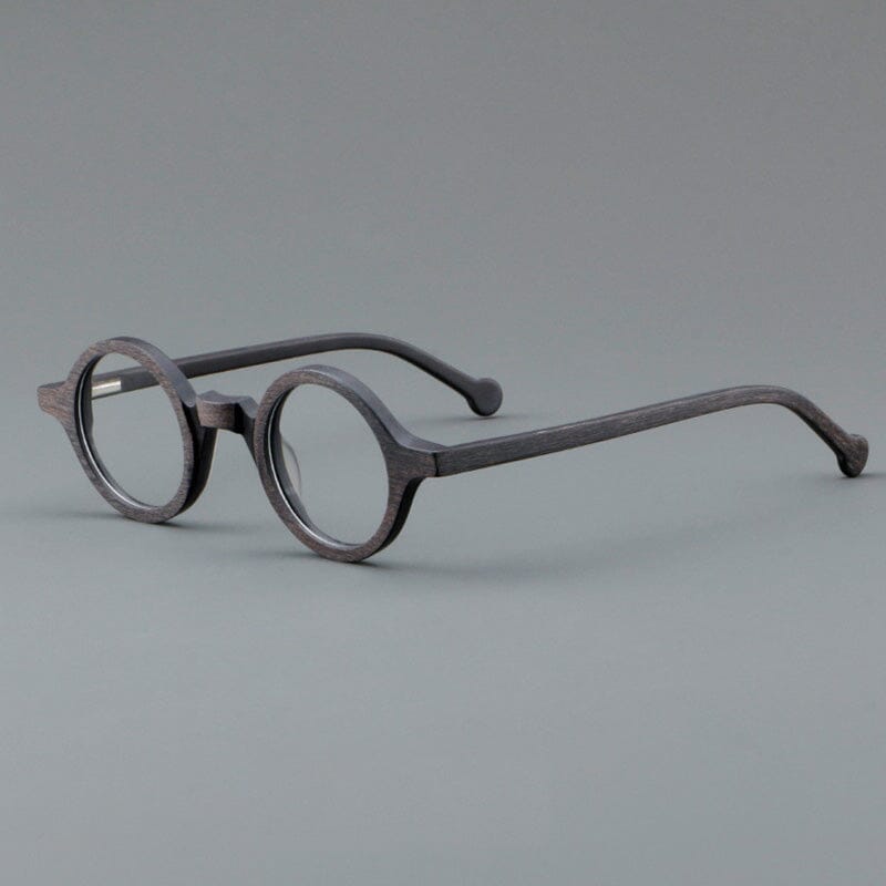 Alfie Vintage Small Acetate Frame Round Frames Southood C2 BlackGrain