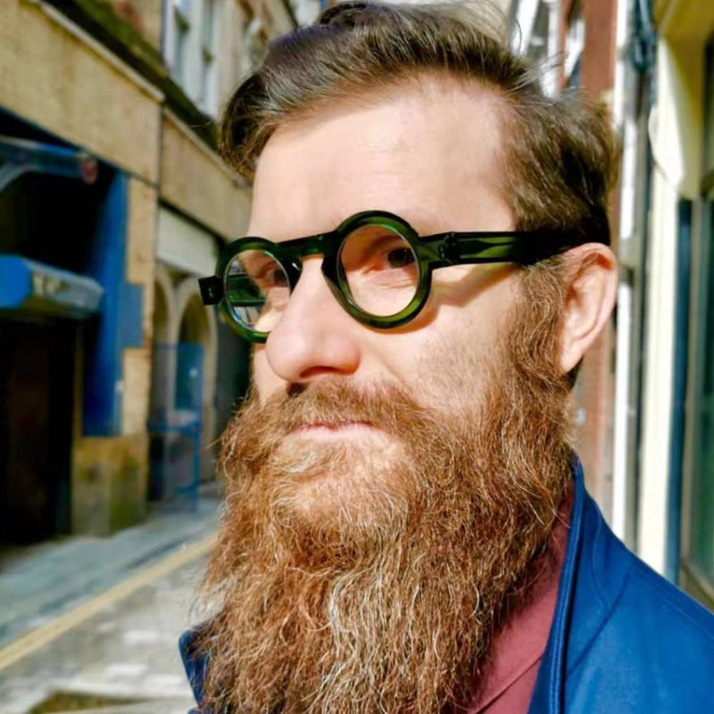 Campos Acetate Round Retro Glasses Frame Round Frames Southood