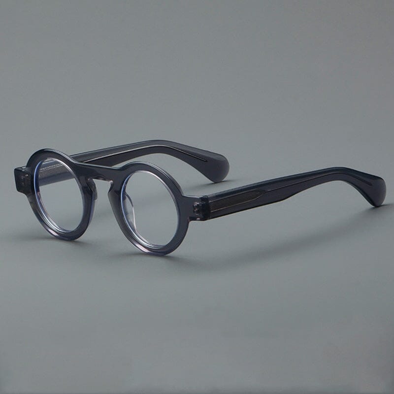 Campos Acetate Round Retro Glasses Frame Round Frames Southood Gray