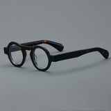 Campos Acetate Round Retro Glasses Frame Round Frames Southood Leopard