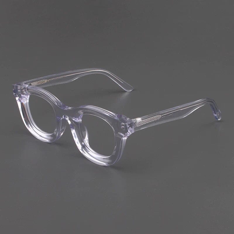 Codi Retro Acetate Glasses Frame Round Frames Southood Clear