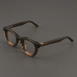 Codi Retro Acetate Glasses Frame Round Frames Southood Grey Green