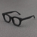 Codi Retro Acetate Glasses Frame Round Frames Southood Matte Black