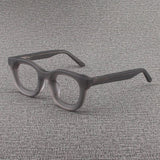 Codi Retro Acetate Glasses Frame Round Frames Southood Matte Grey