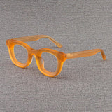 Codi Retro Acetate Glasses Frame Round Frames Southood Orange