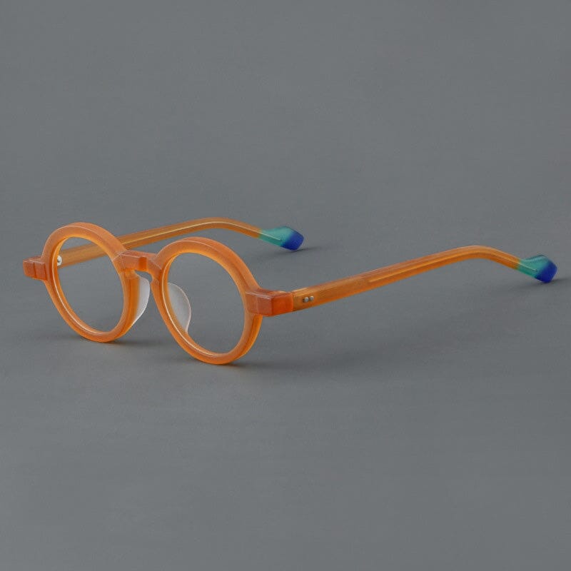 Dimash Round Acetate Optical Glasses Frame Round Frames Southood Orange