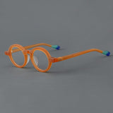 Dimash Round Acetate Optical Glasses Frame Round Frames Southood Orange