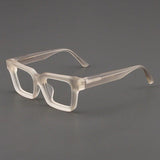 Dino Acetate Rectangle Glasses Frame Rectangle Frames Southood Matte Yellow