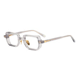 Gibbon Retro Rectangle Glasses Frame Rectangle Frames Southood Clear-grey