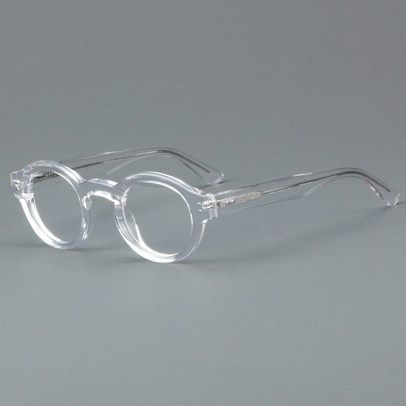 Jade Retro Round Acetate Optical Frame Round Frames Southood Clear