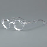 Jade Retro Round Acetate Optical Frame Round Frames Southood Clear