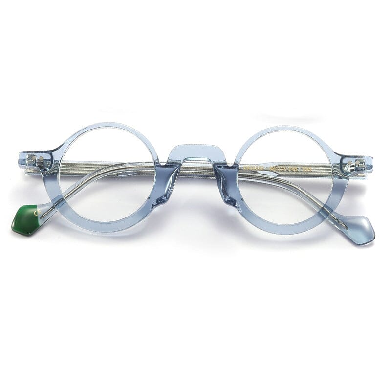 Jake Retro Round Glasses Frame Round Frames Southood Blue