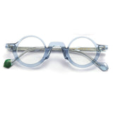 Jake Retro Round Glasses Frame Round Frames Southood Blue