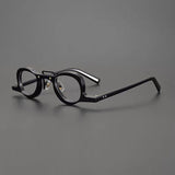 Lennon Personality Funny Small Acetate Glasses Frame Round Frames Southood Black