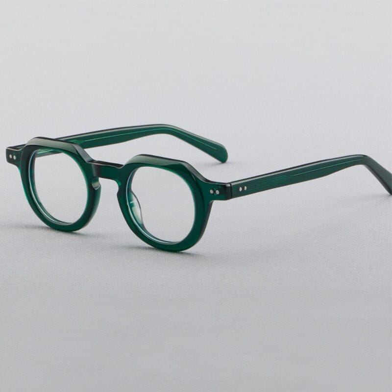 Reg Vintage Acetate Round Optical Glasses Frame Round Frames Southood Green