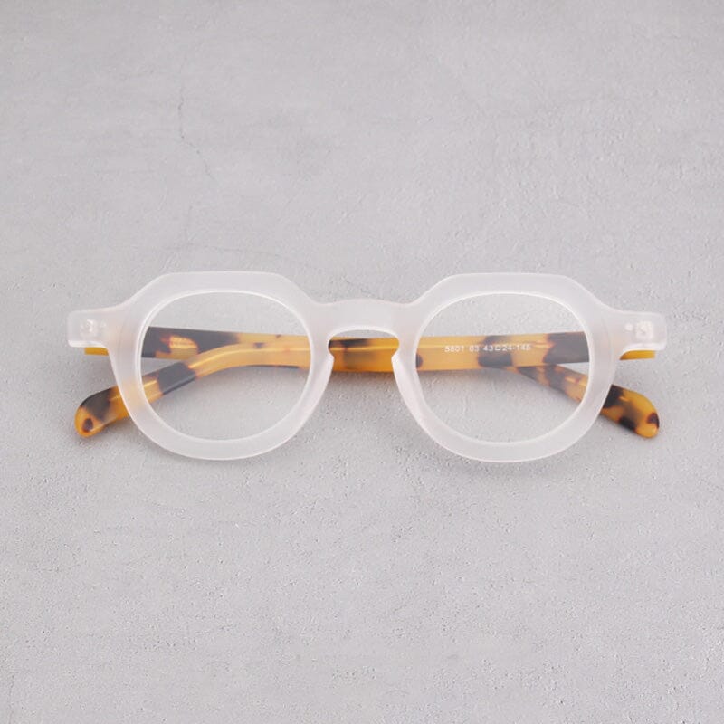 Reg Vintage Acetate Round Optical Glasses Frame Round Frames Southood White