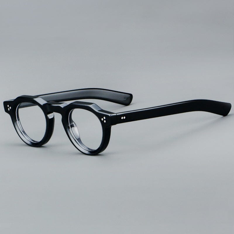 Rolf Vintage Geometric Acetate Glasses Frame Geometric Frames Southood Black