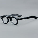 Rolf Vintage Geometric Acetate Glasses Frame Geometric Frames Southood Black