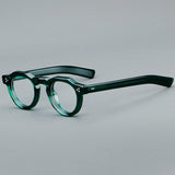 Rolf Vintage Geometric Acetate Glasses Frame Geometric Frames Southood Clear Green