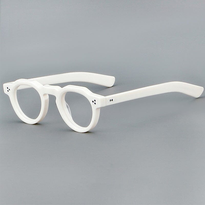 Rolf Vintage Geometric Acetate Glasses Frame Geometric Frames Southood White