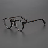 Ron Retro Round Acetate Glasses Frame Round Frames Southood C3Leoaprd