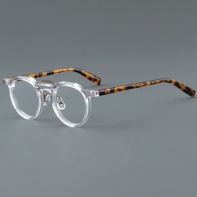 Ron Retro Round Acetate Glasses Frame Round Frames Southood Clear