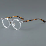Ron Retro Round Acetate Glasses Frame Round Frames Southood Clear