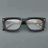 Sutton Retro Rectangle Acetate Glasses Frame Rectangle Frames Southood